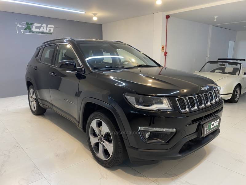 JEEP - COMPASS 2.0 16V FLEX LONGITUDE AUTOMÁTICO - 2017/2017 - Preta - R$ 93.900,00