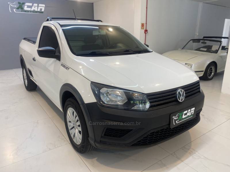 VOLKSWAGEN - SAVEIRO 1.6 MSI ROBUST CS 8V FLEX 2P MANUAL - 2020/2021 - Branca - R$ 64.900,00
