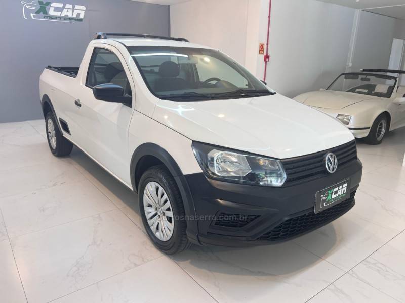 VOLKSWAGEN - SAVEIRO 1.6 MSI ROBUST CS 8V FLEX 2P MANUAL - 2019/2019 - Branca - R$ 56.900,00