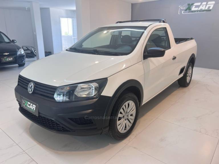 VOLKSWAGEN - SAVEIRO 1.6 MSI ROBUST CS 8V FLEX 2P MANUAL - 2019/2019 - Branca - R$ 56.900,00