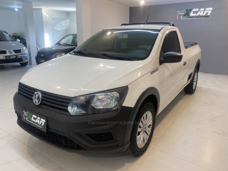 VOLKSWAGEN - SAVEIRO 1.6 MSI ROBUST CS 8V FLEX 2P MANUAL - 2020/2021 - Branca - R$ 64.900,00