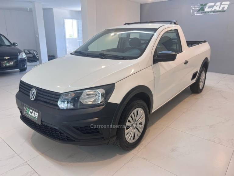 VOLKSWAGEN - SAVEIRO 1.6 MSI ROBUST CS 8V FLEX 2P MANUAL - 2019/2019 - Branca - R$ 58.900,00