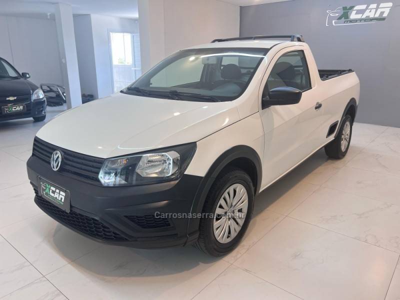 VOLKSWAGEN - SAVEIRO 1.6 MSI ROBUST CS 8V FLEX 2P MANUAL - 2019/2019 - Branca - R$ 58.900,00